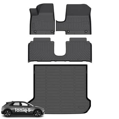 Floor Mats for 2025 2026 Hyundai Ioniq 5 Movable Center Console
