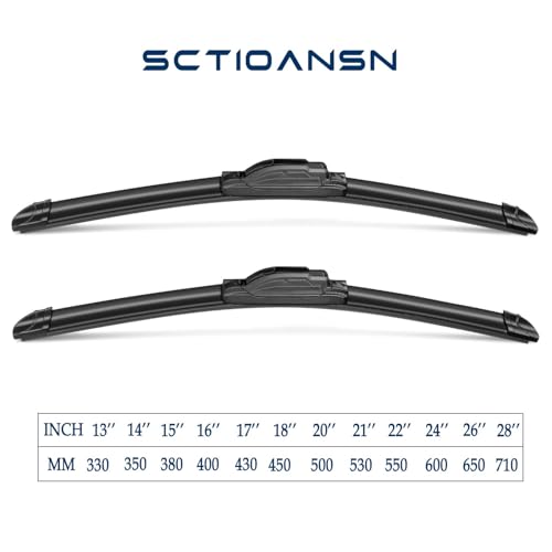 3Pcs Windshield Wiper Blades for Honda CR (3 Count)