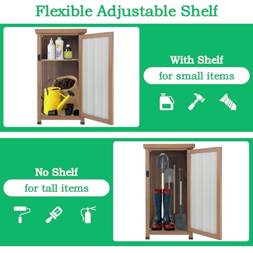 Small Outdoor Storage Cabinet Weatherproof
