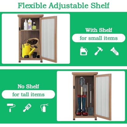 Small Outdoor Storage Cabinet Weatherproof