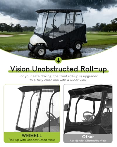 2 Passenger Golf Cart Enclosure for Yamaha G29 Drive