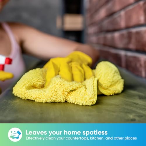 Yellow Microfiber Cleaning Cloth (12 Count)