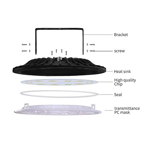 5 PACK 100W UFO LED High Bay Light (5 Count)