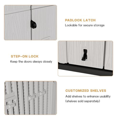 Outdoor Vertical Storage Shed