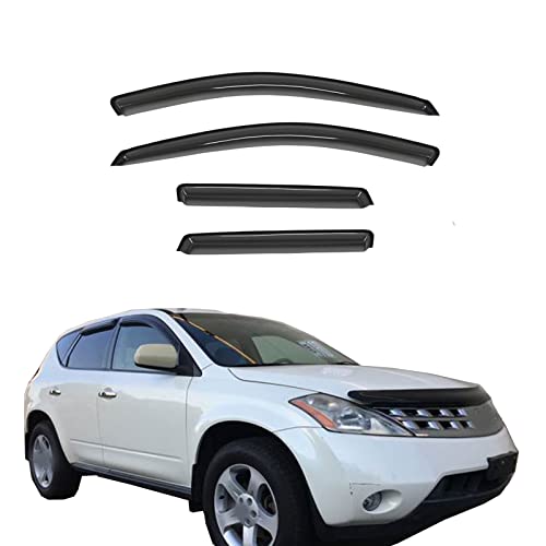 Rain Guards Compatible with Nissan Murano 03 (4 Count)