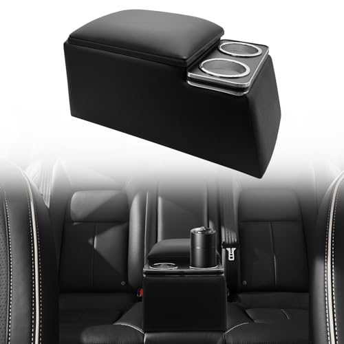 Universal Truck Seat Organizer with Armrest & Padded Lid
