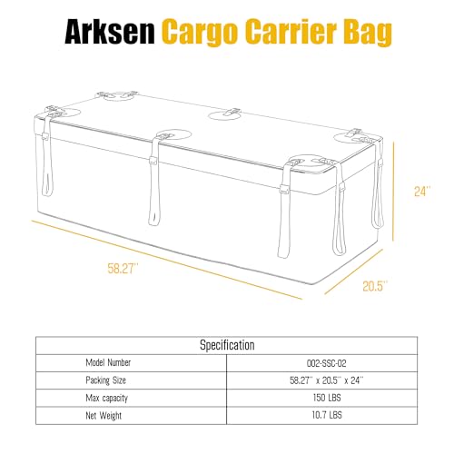 Waterproof Hitch Cargo Carrier Bag with Combination Lock for Truck SUV RV Trailer