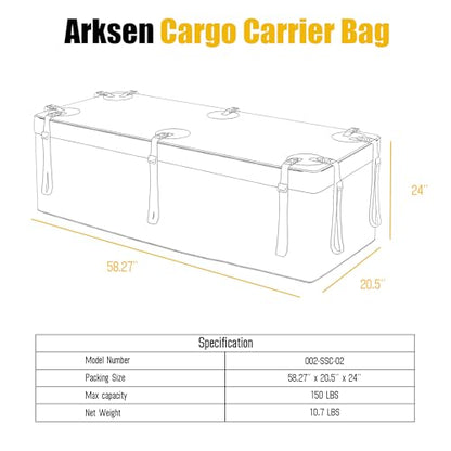 Waterproof Hitch Cargo Carrier Bag with Combination Lock for Truck SUV RV Trailer