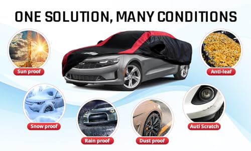 Camaro Car Cover Waterproof Custom Fit for Chevy Camaro 2010