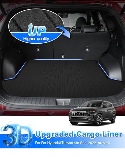 Floor Mats and Cargo Liner Fit for Hyundai Tucson 2022 2023 2024 2025 2026