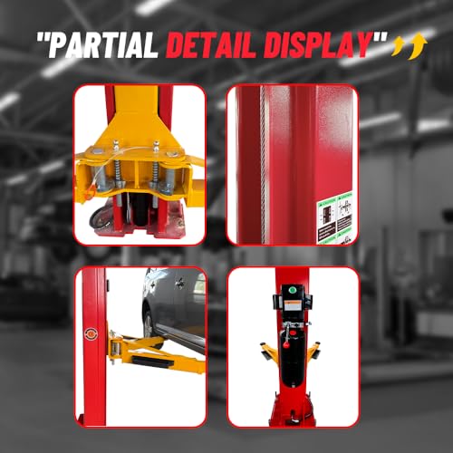 11000lbs Lifting Capacity 2 Post Lift Automotive Car Lift Professional Clearfloor Car Lift for Home Garage and Shop M110