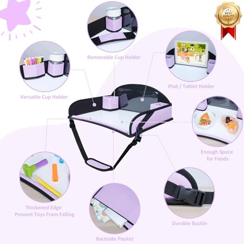 Toddler Car Seat Travel Tray FOR Road Trip Activities