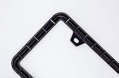 3D Brilliance Black License Plate Frames