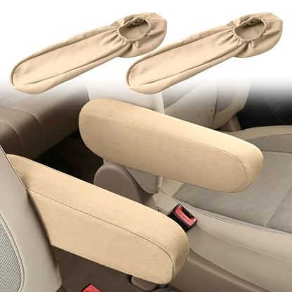 2PC Car Front Seat Armrest Covers