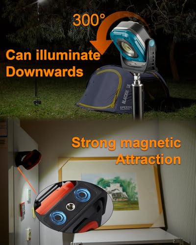 1300LM LED Magnetic Work Light with Stepless Dimming