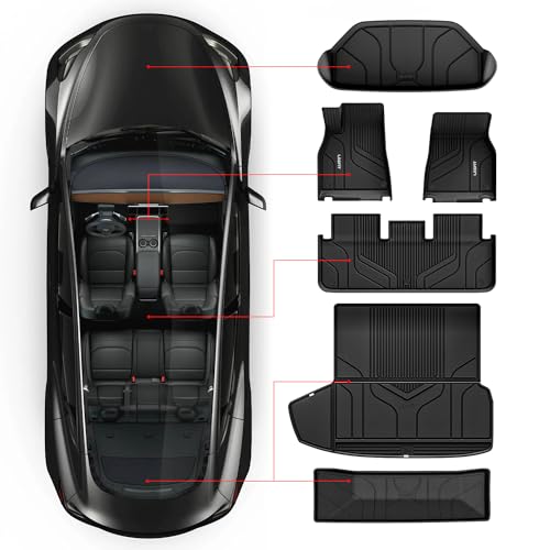 Floor Mats & Trunk Mats for Tesla Model S & Plaid 2021