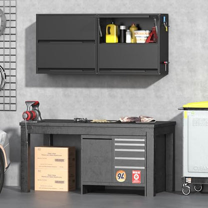 Metal Garage Wall Cabinet with Up
