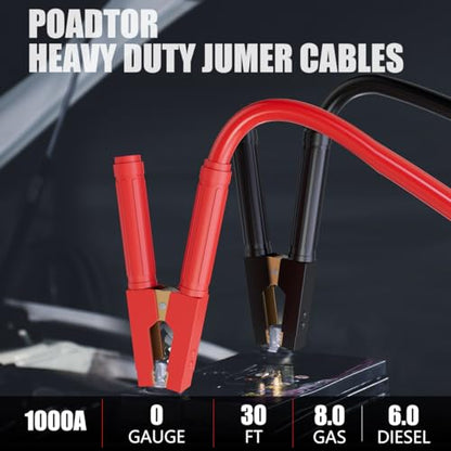 Heavy Duty Jumper Cables for Car Battery