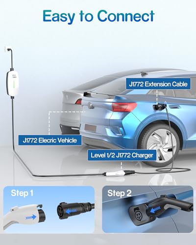 J1772 EV Charger Extension Cable
