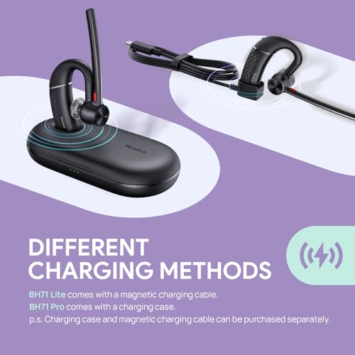 Single Ear Bluetooth Headsets BH71 Lite Wireless Earpiece Teams PC