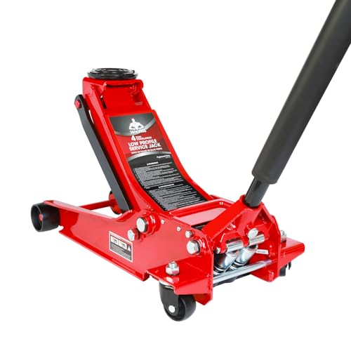 4 Ton Floor Jack Hydraulic Low Profile Floor Jack with Dual Piston Quick Lift Pump