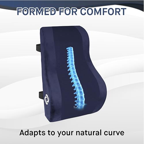 Ergonomic Lumbar Support Pillow for Office Chair and Car Seat
