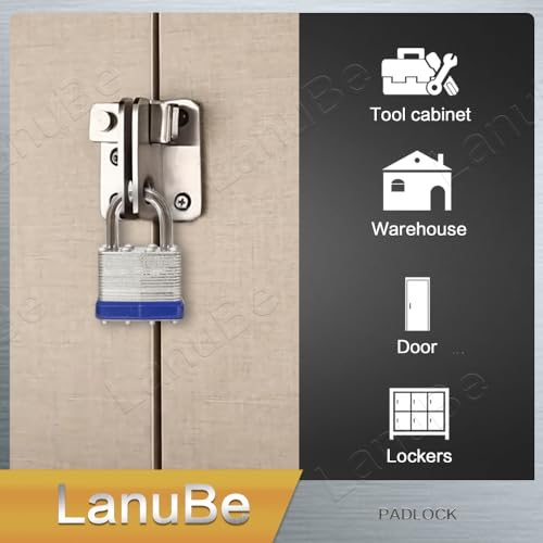 Laminated Keyed Alike Padlock 24 Pack 1.6 (24 Count)