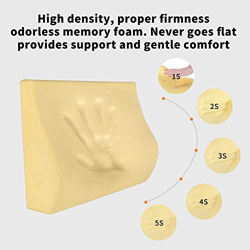 Memory Foam Lumbar Support Pillow for Car