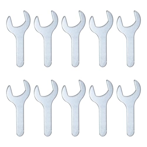 10pcs Small Wrench Open End Wrench 26x100x2.8mm Metric U (10 Count)