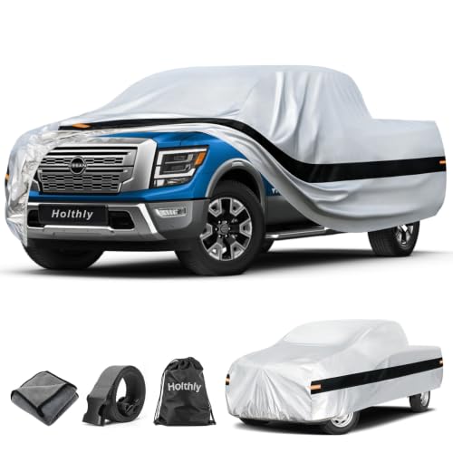 10 Layers Truck Cover Waterproof All Weather Custom Fit Nissan Titan