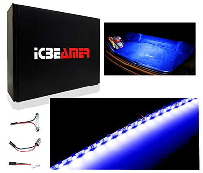 12" High Power Blue 18 SMDs 2835 LED Strip Light Universal Fit Car Trunk Cargo Area or Interior Illumination Cargo Area or Interior Illumination Decoration