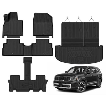 Custom Fit Floor Mats for Kia Telluride 7 Seats 2020