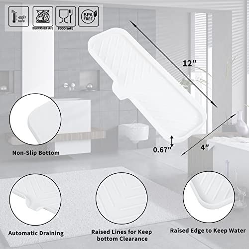 Silicone Soap Dish with Drain Spout