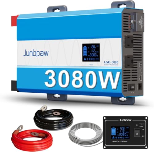 3080W Pure Sine Wave Power Inverter 12V to 120V