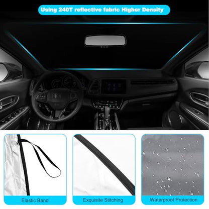 Foldable Front Windshield Sunshade fit for Honda HR