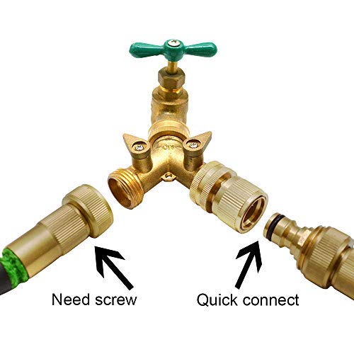 2 Way Garden Hose Splitter (2 Count)