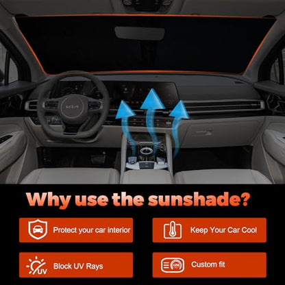 Foldable Front Windshield Sunshade fit for Kia Sportage 2023