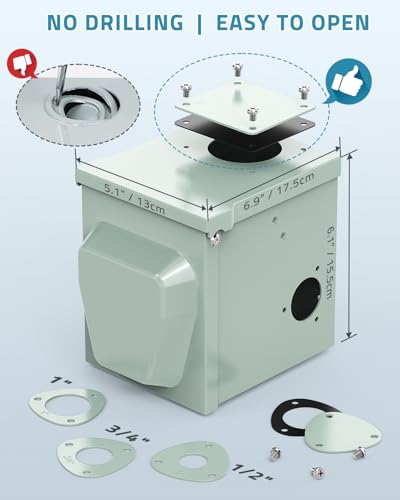 30 Amp RV Power Outlet Box