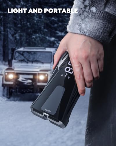 Portable Car Battery Jump Starter 6000A 21800mAh