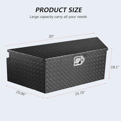 33 Inch Aluminum Trailer Tongue Tool Box