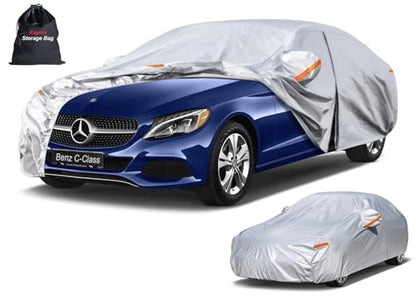 6 Layers Sedan Waterproof Car Cover for Mercedes Benz C