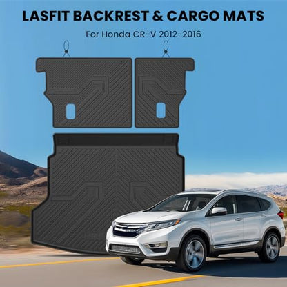 Cargo Mat with Backrest Mat for Honda CRV 2012