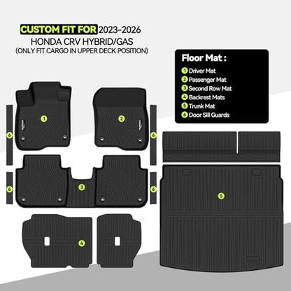 All Weather TPE Floor Mat Set for 2023