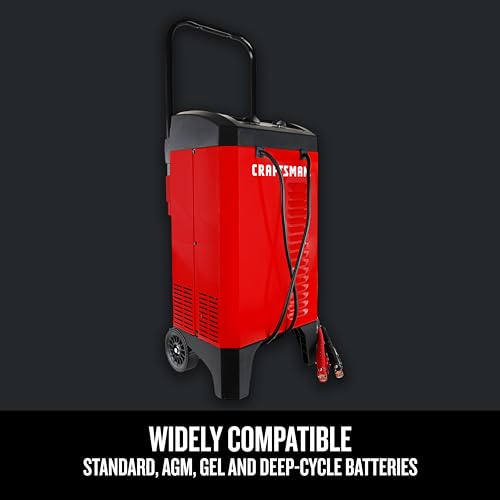 Wheeled 6A Car Battery Charger & Maintainer