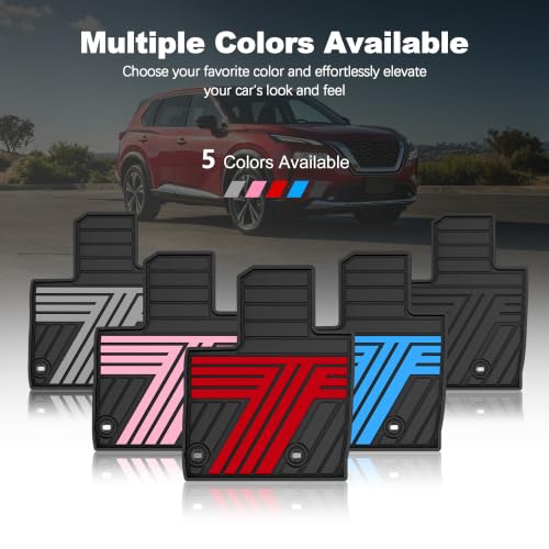 Rubber Floor Mats for Nissan Rogue 2021