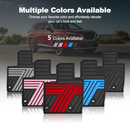 Rubber Floor Mats for Nissan Rogue 2021