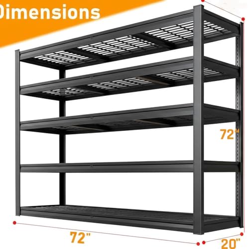 72" W Garage Shelving Heavy Duty