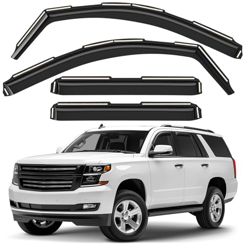 Window Deflectors Smoke Tinted in (4 Count)