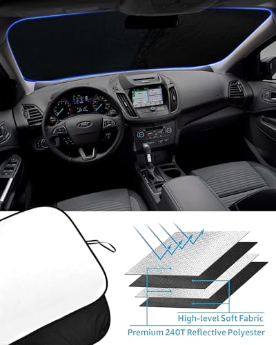 2026 Upgrade Front Windshield Sunshade fit for Ford Escape 2013
