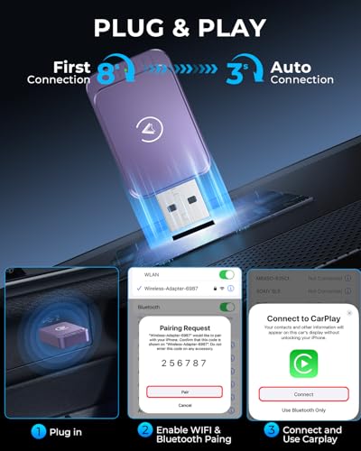 Wireless Carplay & Android Auto Wireless Adapter 2